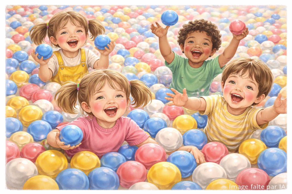 Piscine à balles - Activités à faire à Cannes quand il pleut