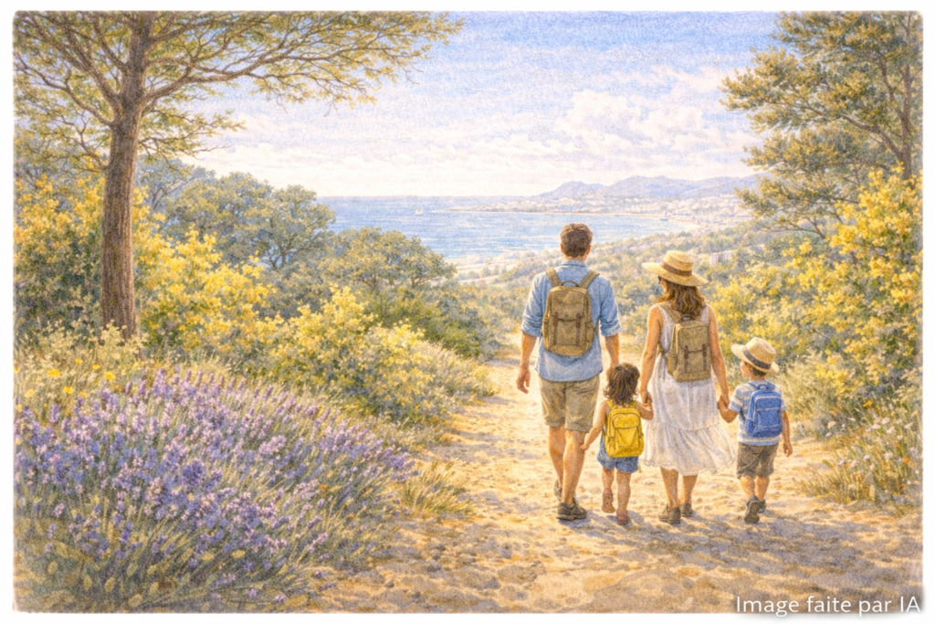 Sentiers de randonnées accessibles gratuitement au Parc naturel de la Croix des Gardes