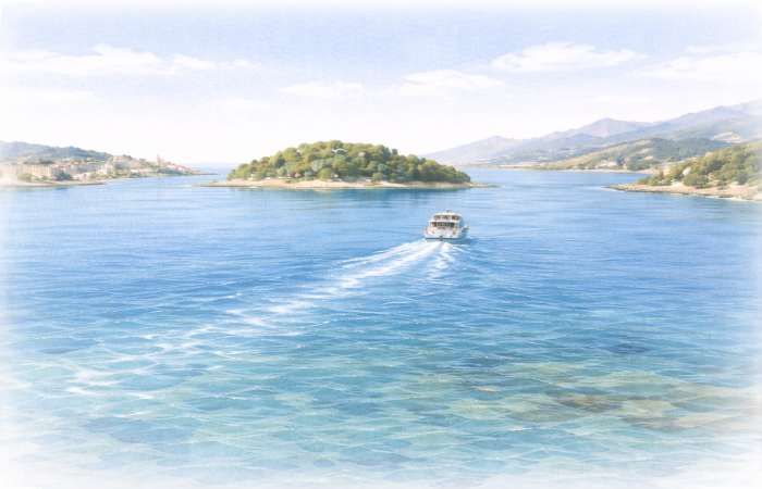 Bateau reliant Cannes à l’île Sainte-Marguerite, accès facile aux ïles de lérins Cannes par la mer