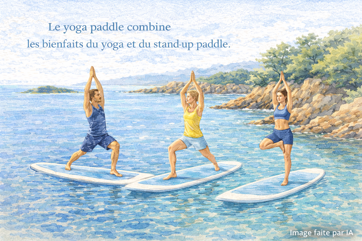 Yoga paddle, une discipline nautique ressourçante