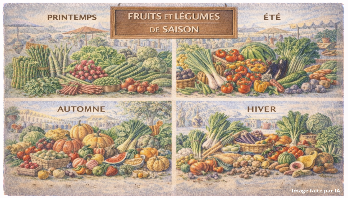 Fruits et légumes de saison exposés sur étals colorés des marchés cannois, symboles de fraîcheur locale et authenticité.