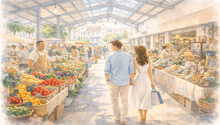 Marché gambetta à Cannes