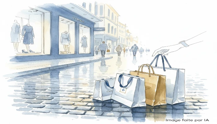 Rue commerçante animée, artère incontournable.