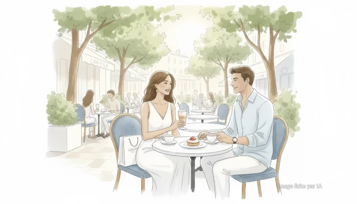 Pause gourmande pendant votre shopping à Cannes partage de doux moments sucrés et salés