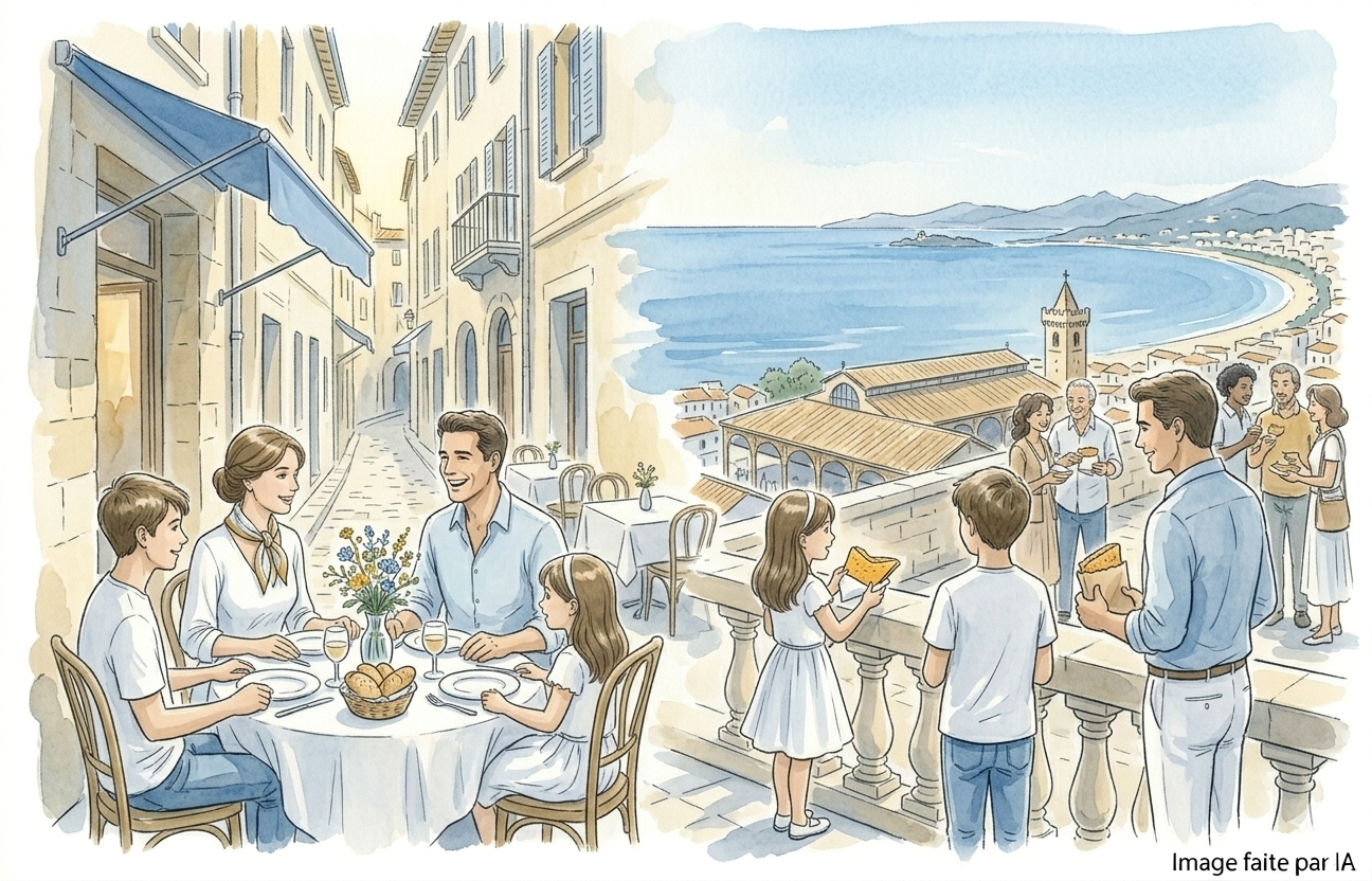 Le Suquet, un quartier gourmand.