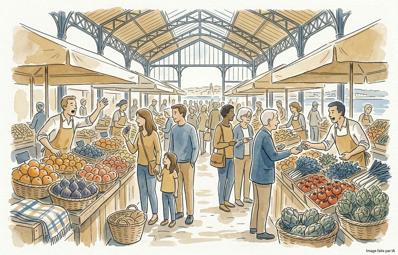 Marché de Forville à Cannes