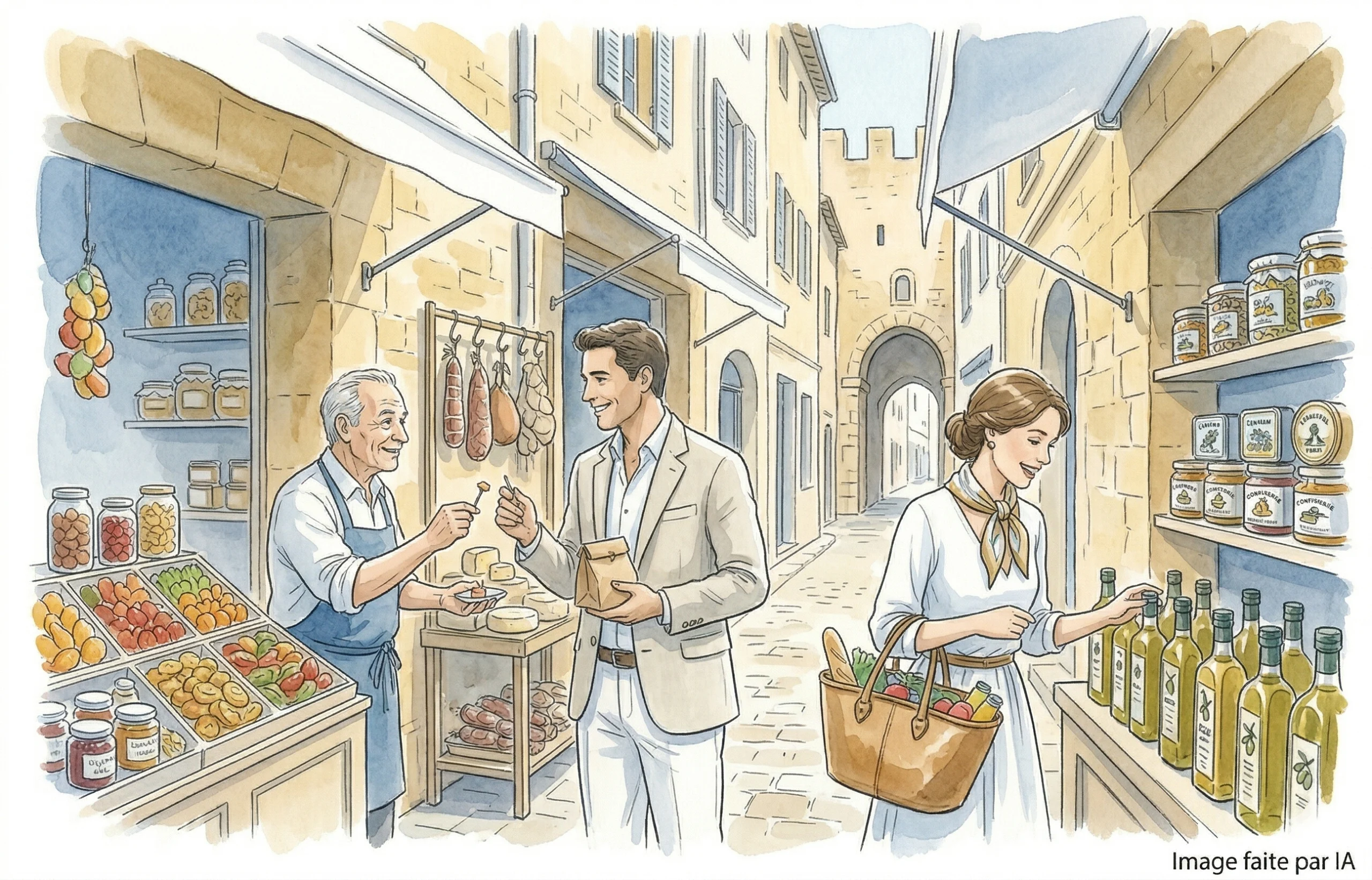 La rue Meynadier est la porte d'entrée du Suquet à Cannes