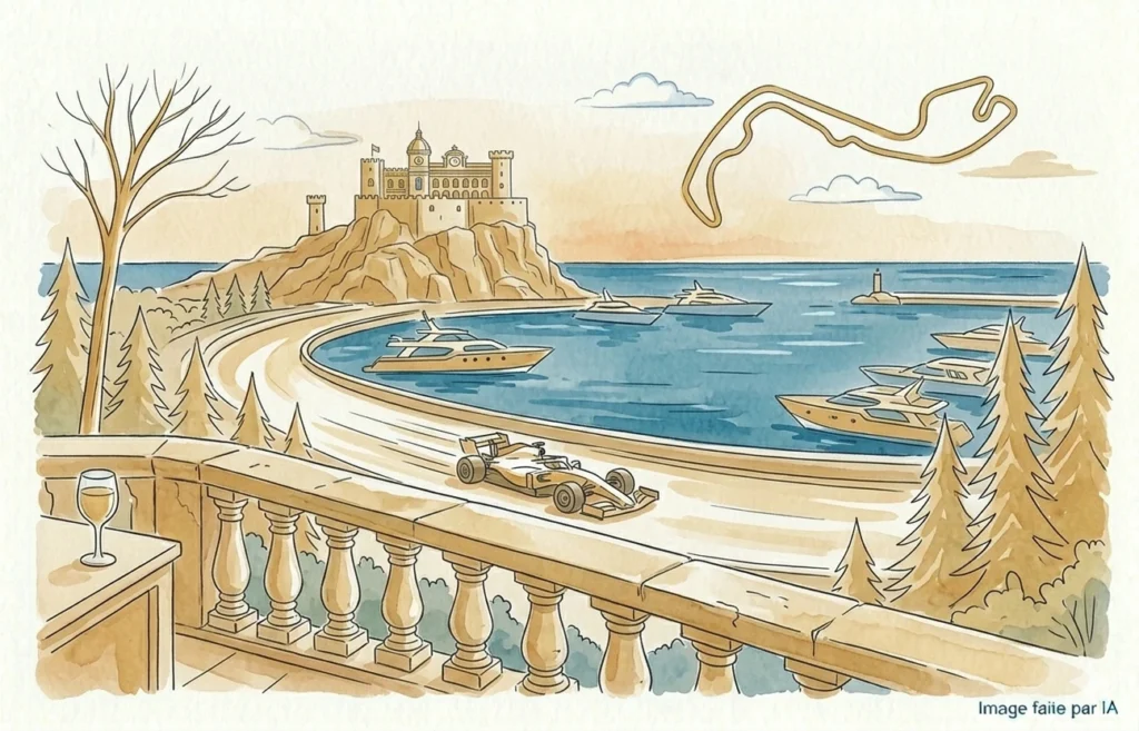 Vue sur le Rocher de Monaco depuis la mer, excursion incontournable autour de Cannes