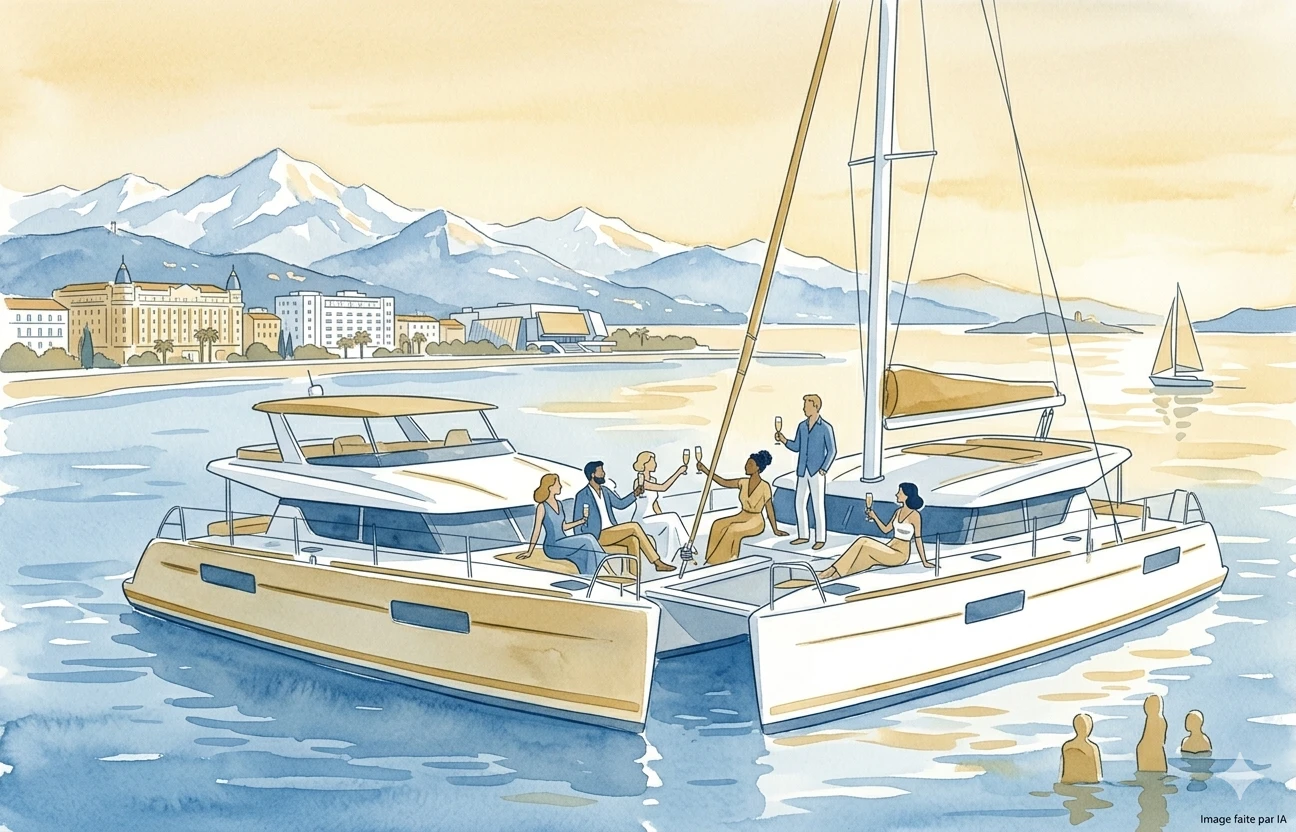 Sortie en voilier face à la Croisette et les Alpes, activité nautique incontournable pour 3 jours à Cannes