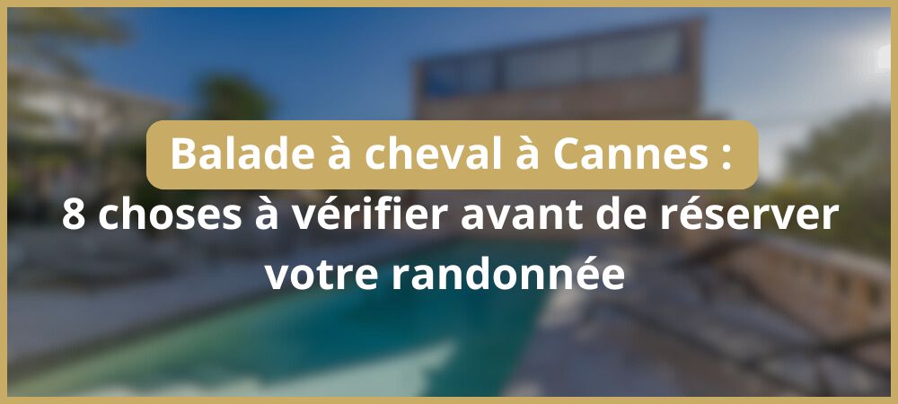 balade à cheval à Cannes
